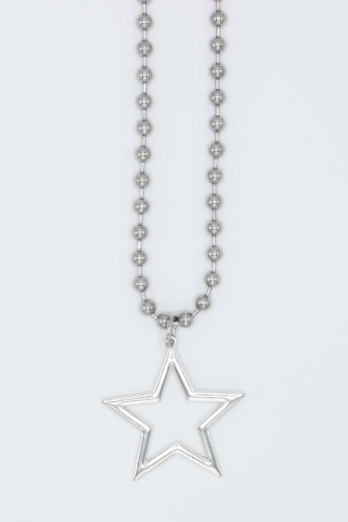 Star Ball Chain Necklace